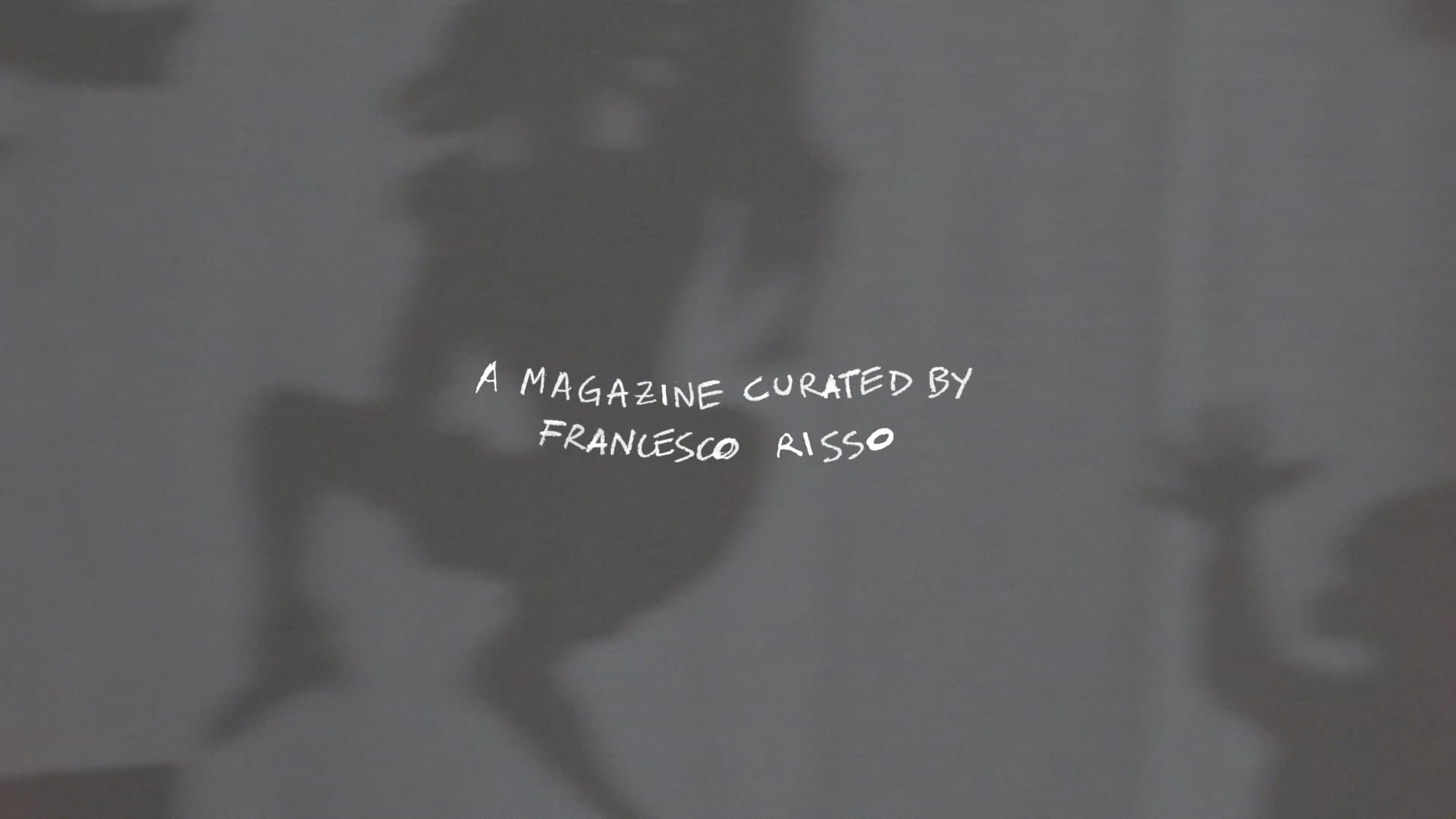 1718 – A Magazine Curated By Francesco Risso